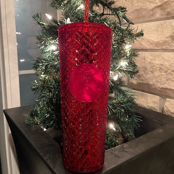 Starbucks Other - Limited Edition: Starbucks Red Bling Christmas Cup *COLLECTIBLE*